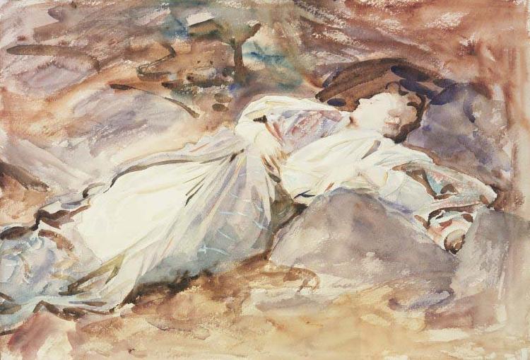 John Singer Sargent Violet Sleeping